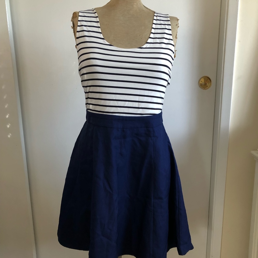 Sailor style backless A-Line